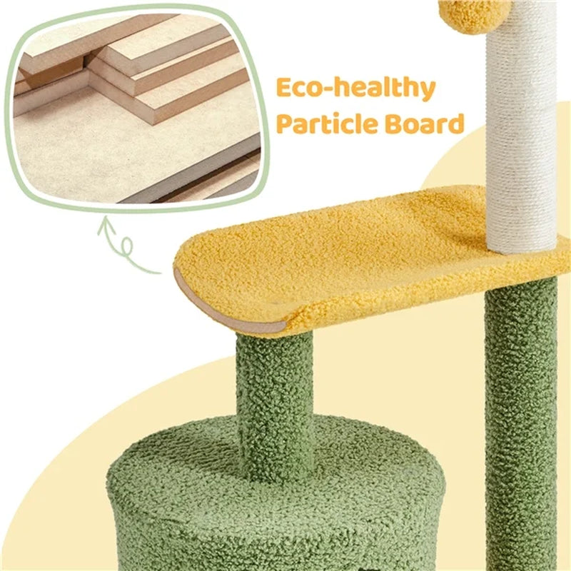 37-Inch Small Cat Tree Tower Kitten Tree for Cats/Kittens