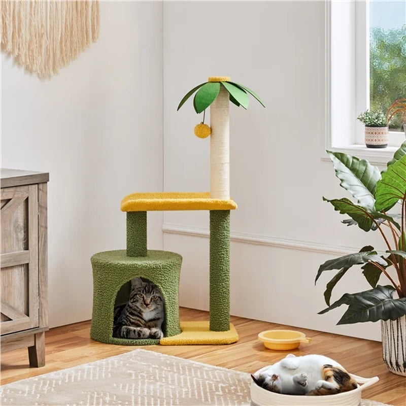 37-Inch Small Cat Tree Tower Kitten Tree for Cats/Kittens