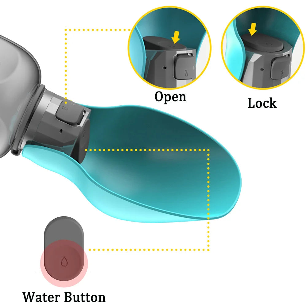 On-the-Go Pet Water Bottle – Fresh Hydration Anywhere