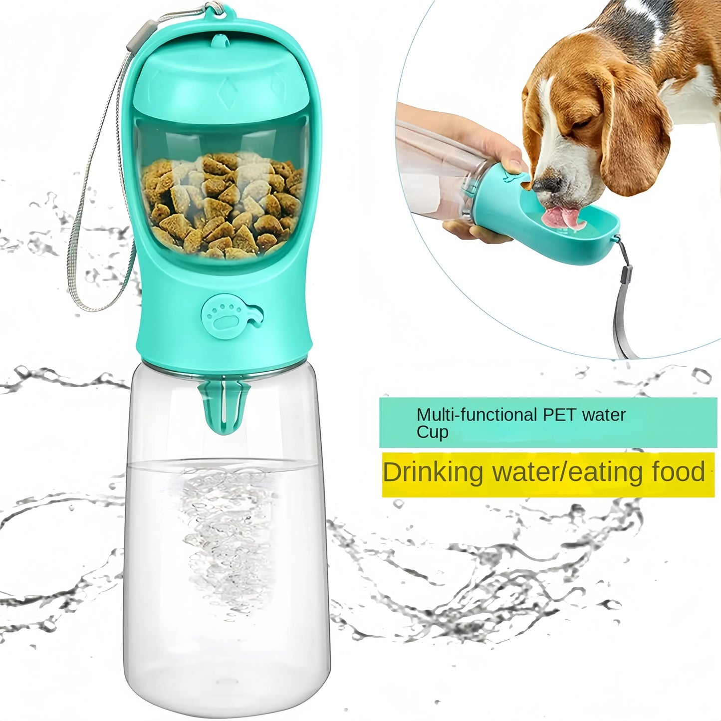 On-the-Go Pet Water Bottle – Fresh Hydration Anywhere