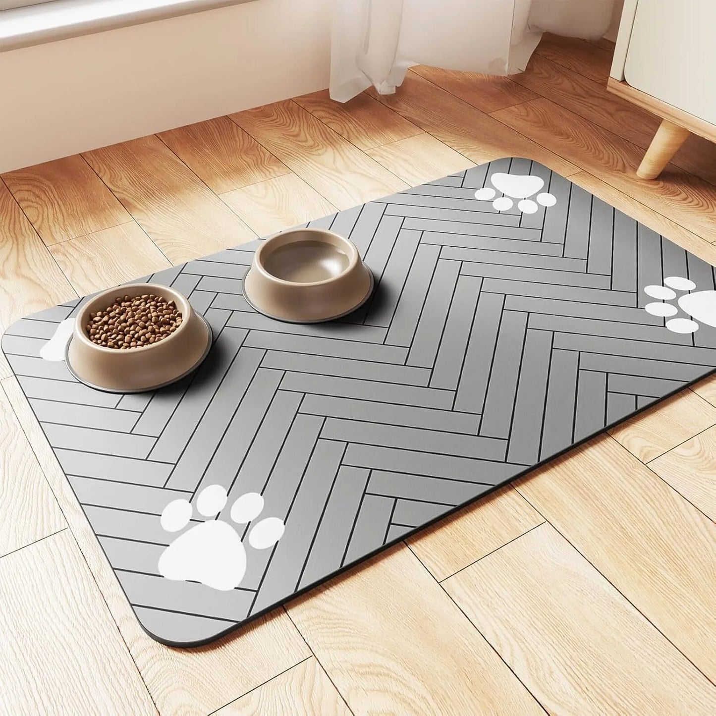 Waterproof Pet Feeding Mat – Protects Floors from Spills