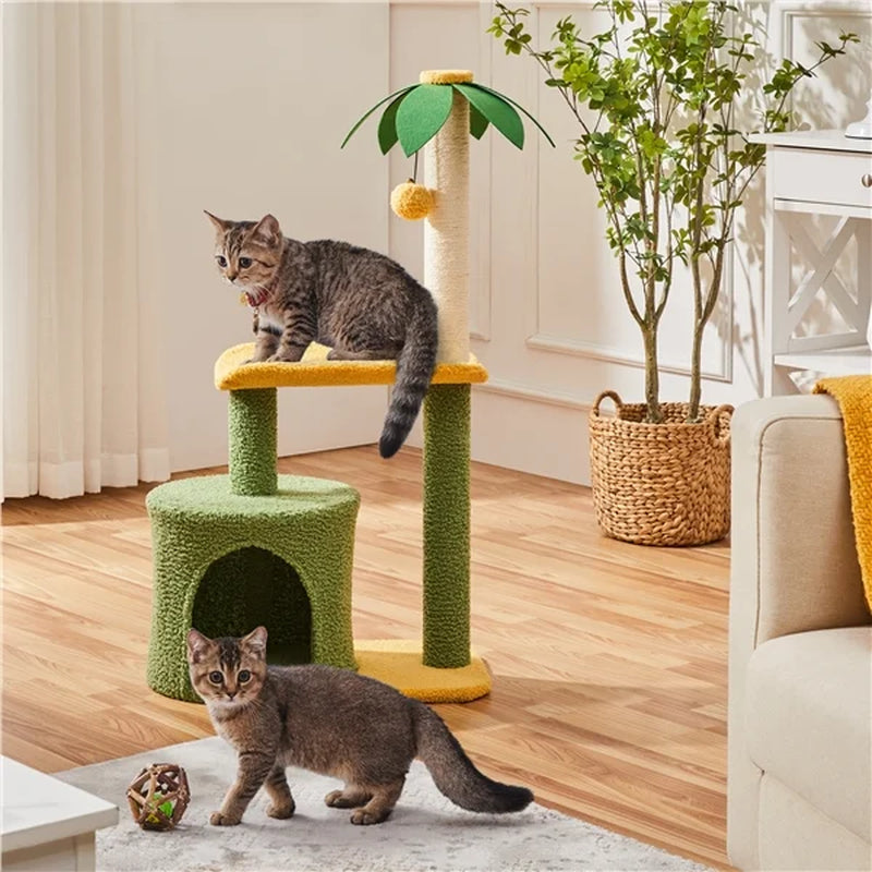 37-Inch Small Cat Tree Tower Kitten Tree for Cats/Kittens