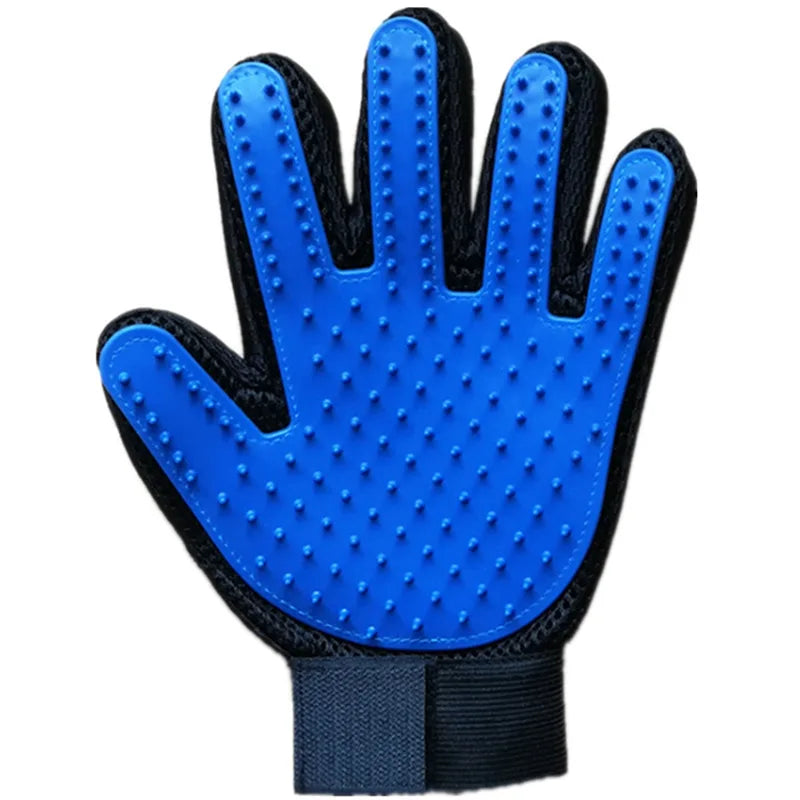 Silicone Pet Grooming Glove & Bath Brush – Gentle Massage Comb for Cats & Dogs, Hair Removal & Bathing Supplies