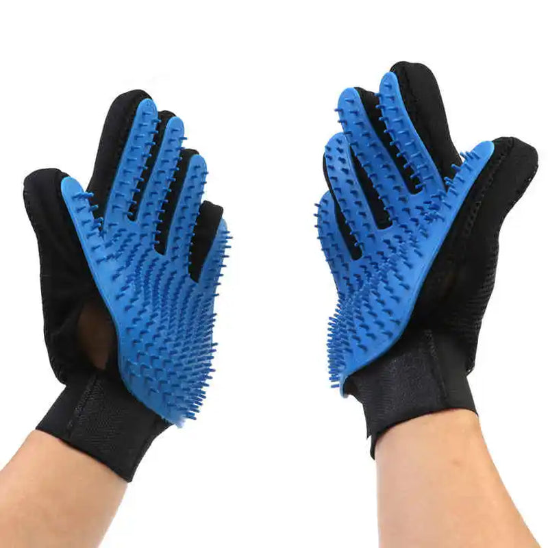Silicone Pet Grooming Glove & Bath Brush – Gentle Massage Comb for Cats & Dogs, Hair Removal & Bathing Supplies