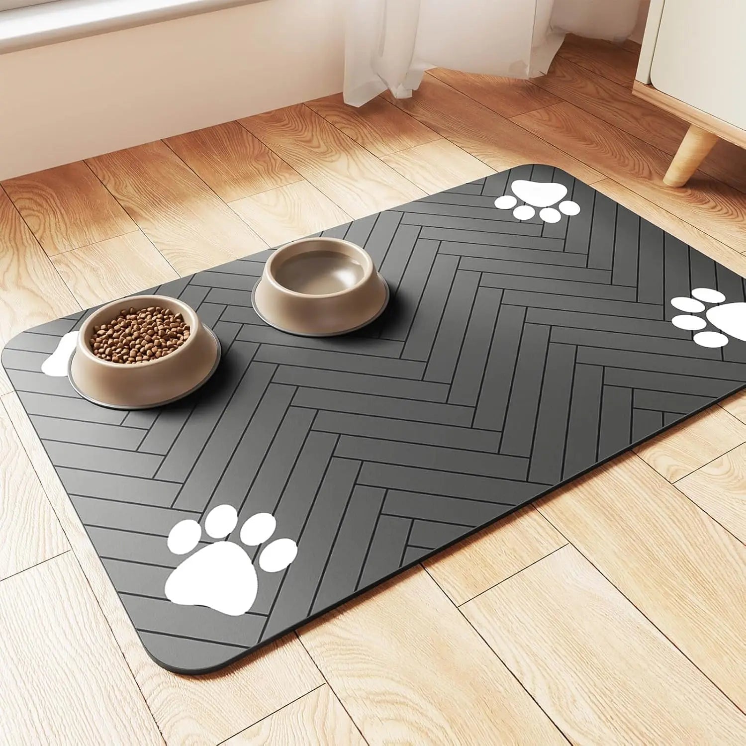 Waterproof Pet Feeding Mat – Protects Floors from Spills