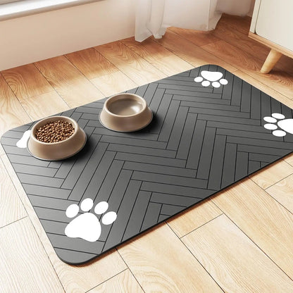 Waterproof Pet Feeding Mat – Protects Floors from Spills