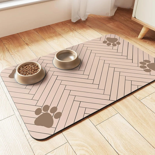 Waterproof Pet Feeding Mat – Protects Floors from Spills