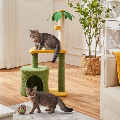 37-Inch Small Cat Tree Tower Kitten Tree for Cats/Kittens